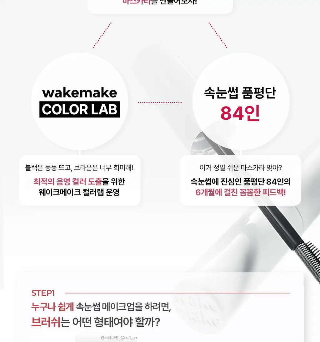 [NEW/1+1/트위저카라] 웨이크메이크 리얼 디파이닝 래쉬 마스카라(단품/기획) 상세페이지 7